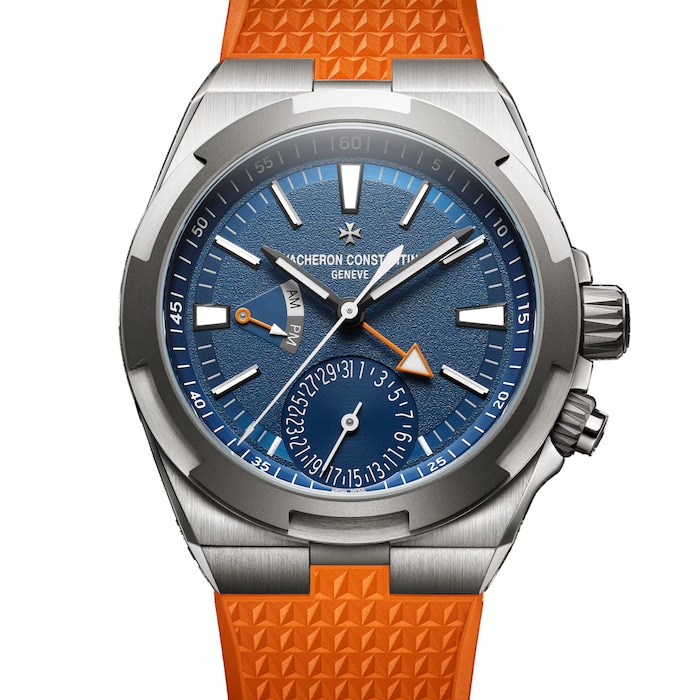 Vacheron Constantin Overseas Dual Time 41mm Mens Watch Blue