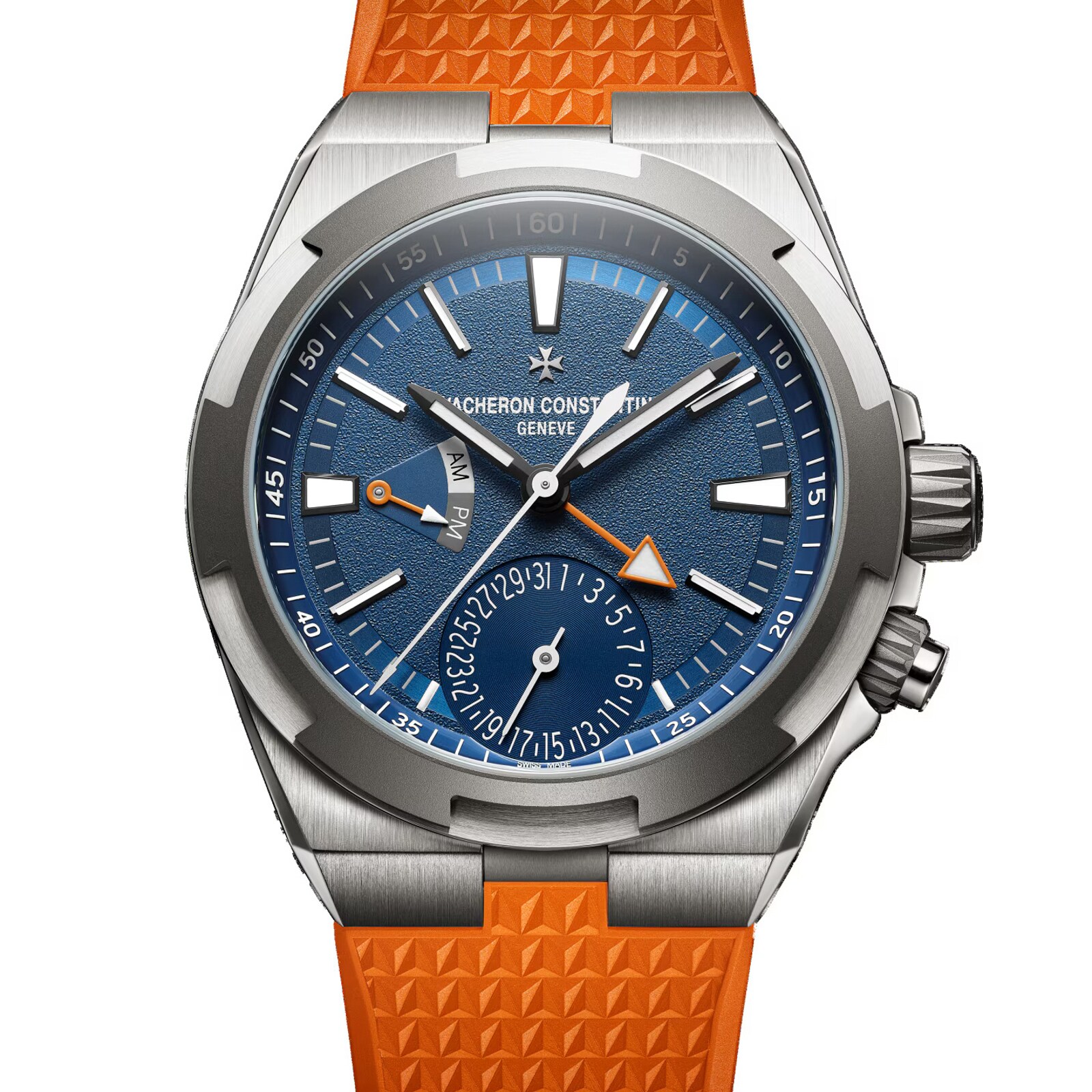 Vacheron Constantin Overseas Dual Time 41mm Mens Watch Blue