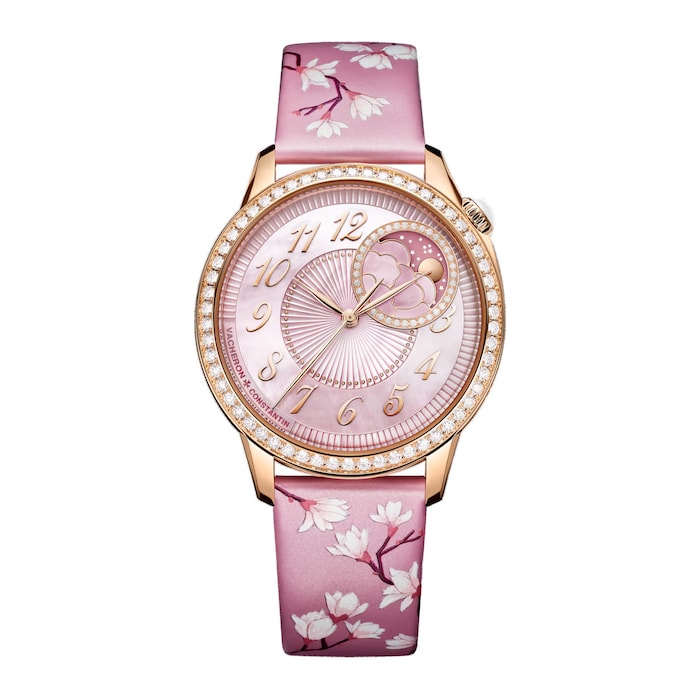 Vacheron Constantin Egerie Moon Phase Limited Edition 37mm Ladies Watch Pink