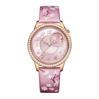 Vacheron Constantin Egerie Moon Phase Limited Edition 37mm Ladies Watch Pink