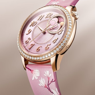 Vacheron Constantin Egerie Moon Phase Limited Edition 37mm Ladies Watch Pink