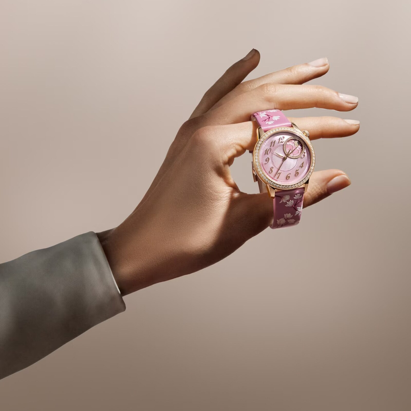 Vacheron Constantin Egerie Moon Phase Limited Edition 37mm Ladies Watch Pink