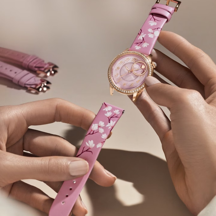 Vacheron Constantin Egerie Moon Phase Limited Edition 37mm Ladies Watch Pink