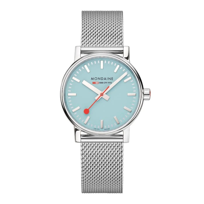 Mondaine Evo2 35mm Unisex Watch Turquoise