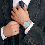 Mondaine Evo2 35mm Unisex Watch Turquoise