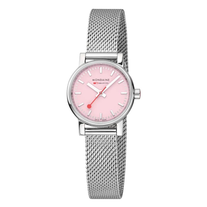 Mondaine Evo2 26mm Ladies Watch Pink