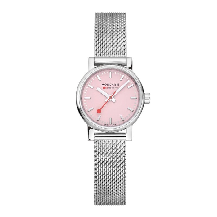 Mondaine Evo2 26mm Ladies Watch Pink