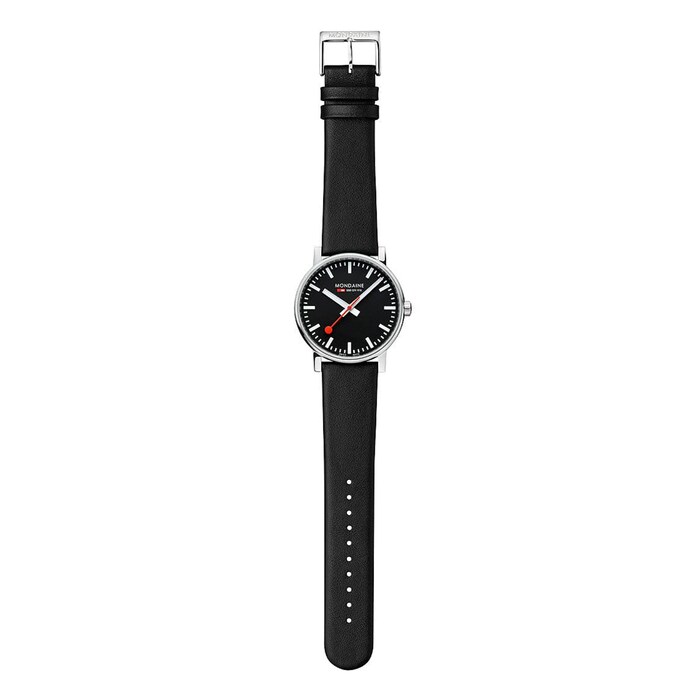 Mondaine Evo2 43mm Mens Watch Black