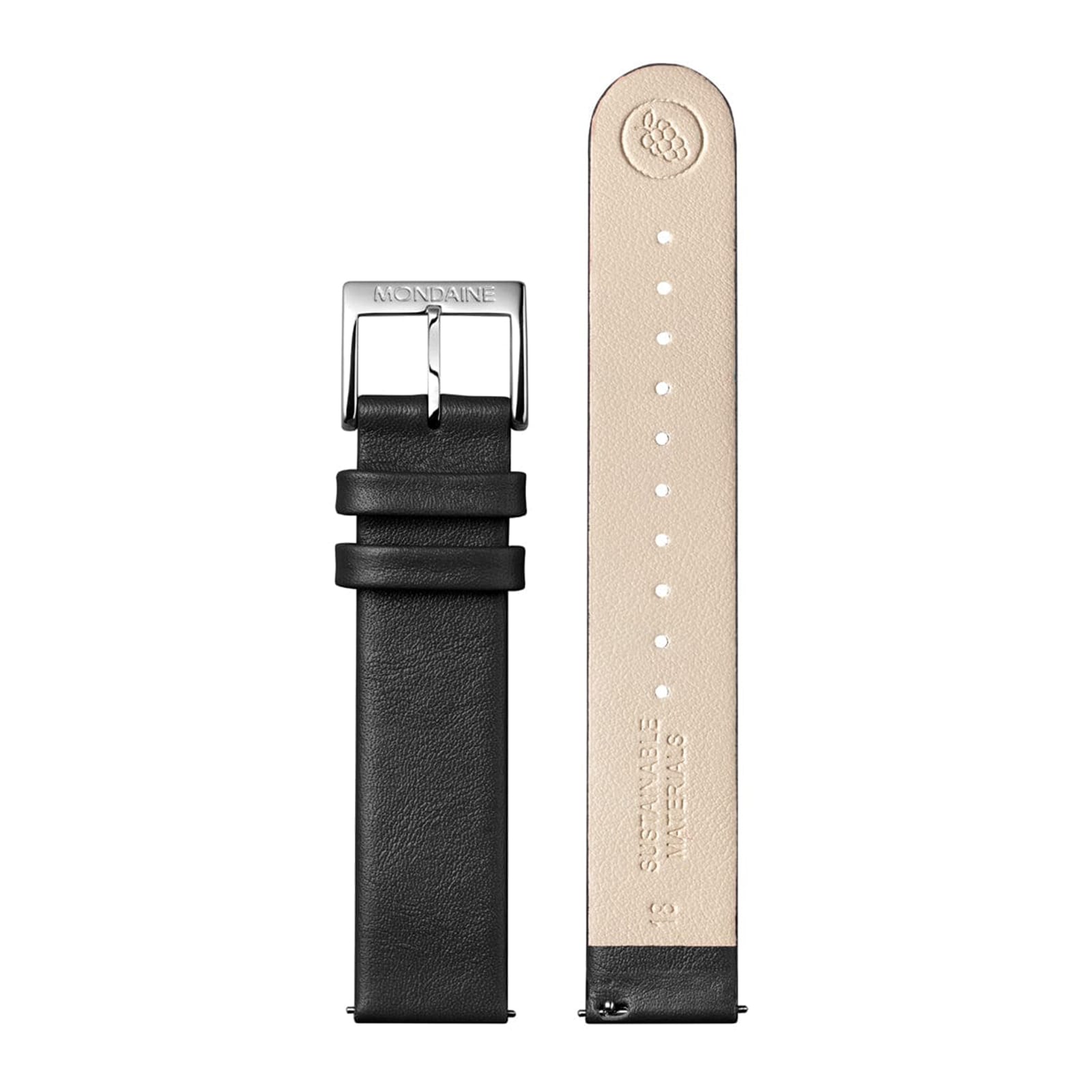 Mondaine Evo2 Automatic 35mm Unisex Watch White Black Strap Mondaine Evo2 Automatic 35mm Unisex Watch White Black Strap