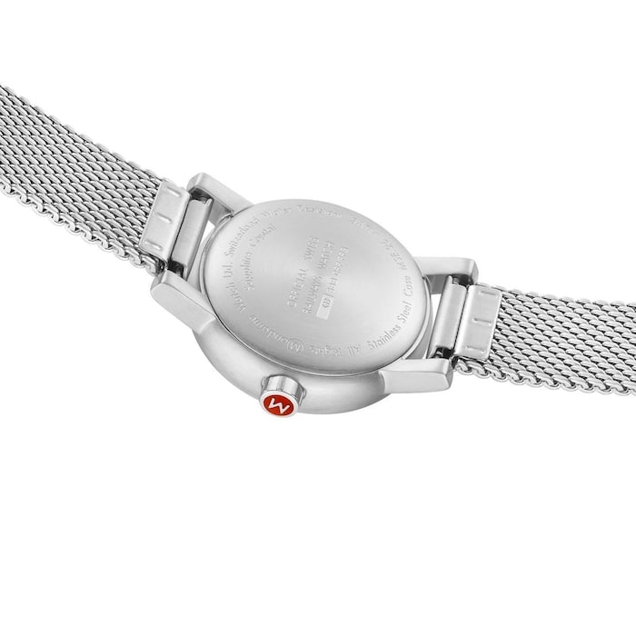 Mondaine Evo2 26mm Ladies Watch White Stainless Steel