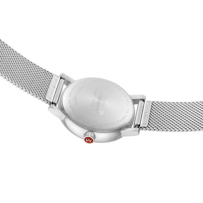 Mondaine Evo2 35mm Unisex Watch White Stainless Steel