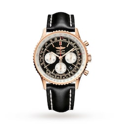 17530970 - Navitimer Automatic 18ct Red Gold Leather Strap 43mm Mens Watch