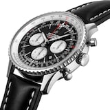 Breitling Navitimer B01 Chronograph 46 Leather Strap Watch