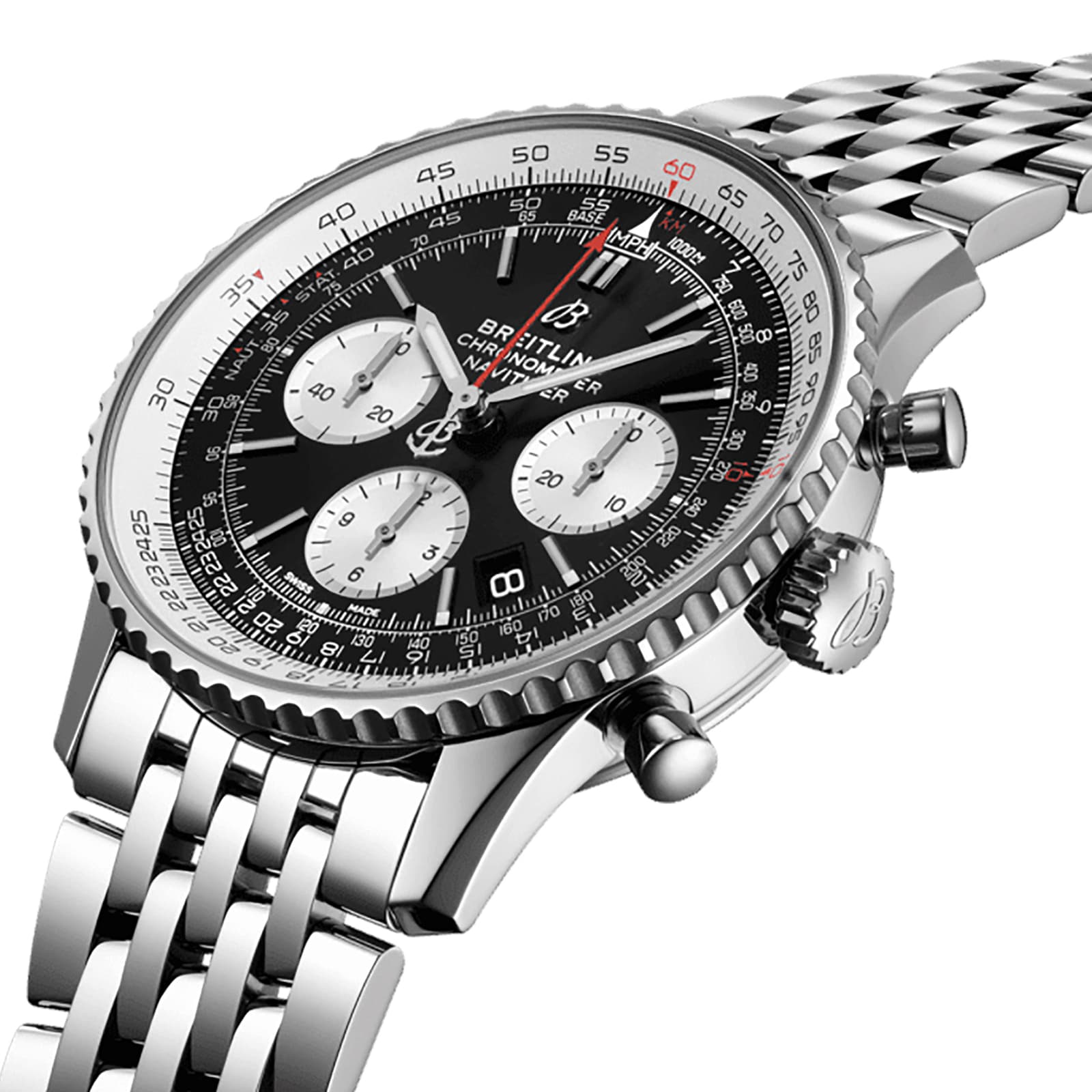 Breitling Navitimer B01 Chronograph 43 Stainless Steel Watch ...
