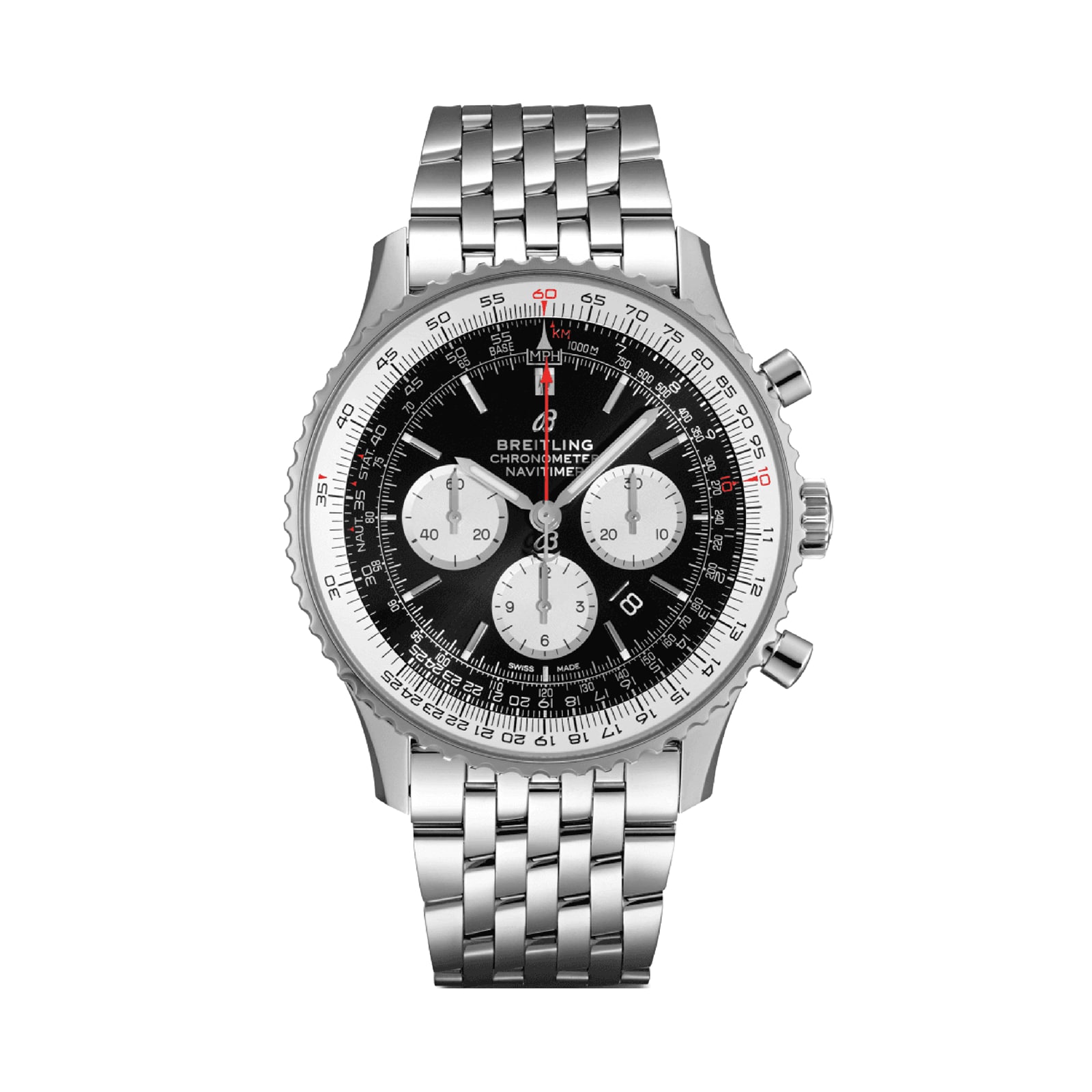 Breitling Navitimer Automatic B01 Chronograph 46 Stainless Steel Watch