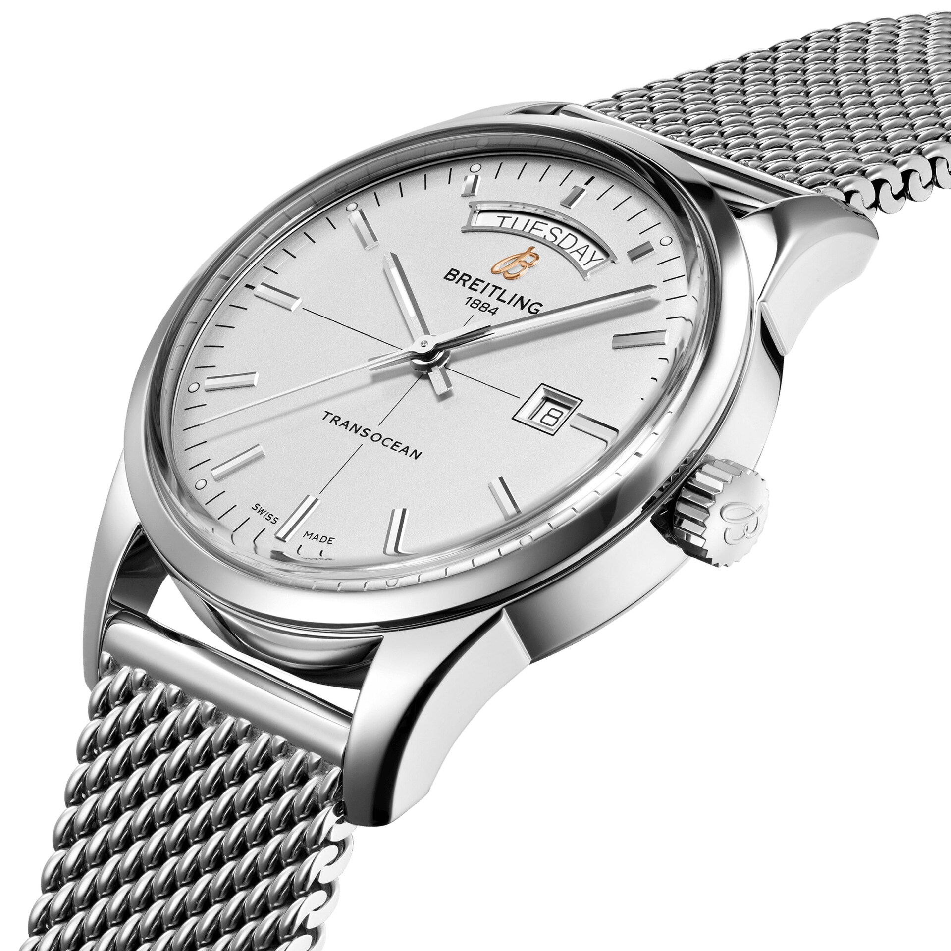 Breitling Transocean Day-Date Mens Watch