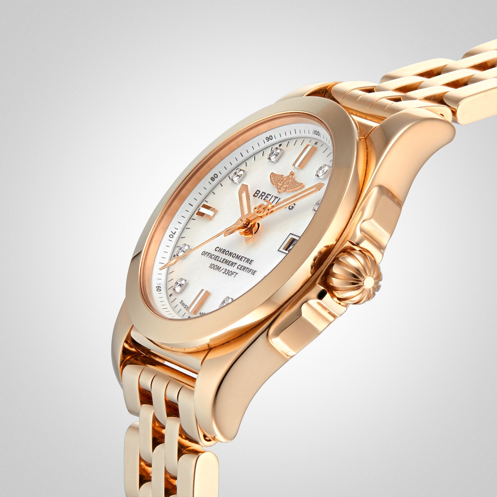 Breitling Galactic Ladies Watch H7234812/A792 791H Mappin and b