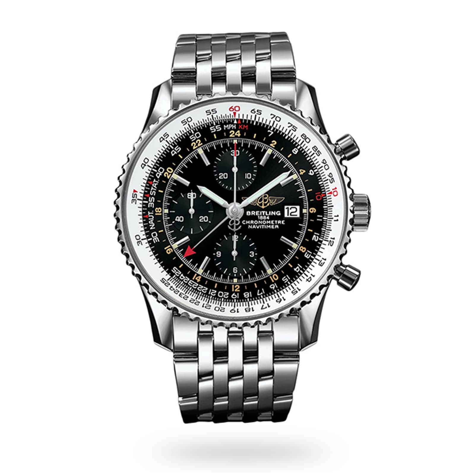 Breitling men's cheap navitimer world chronograph