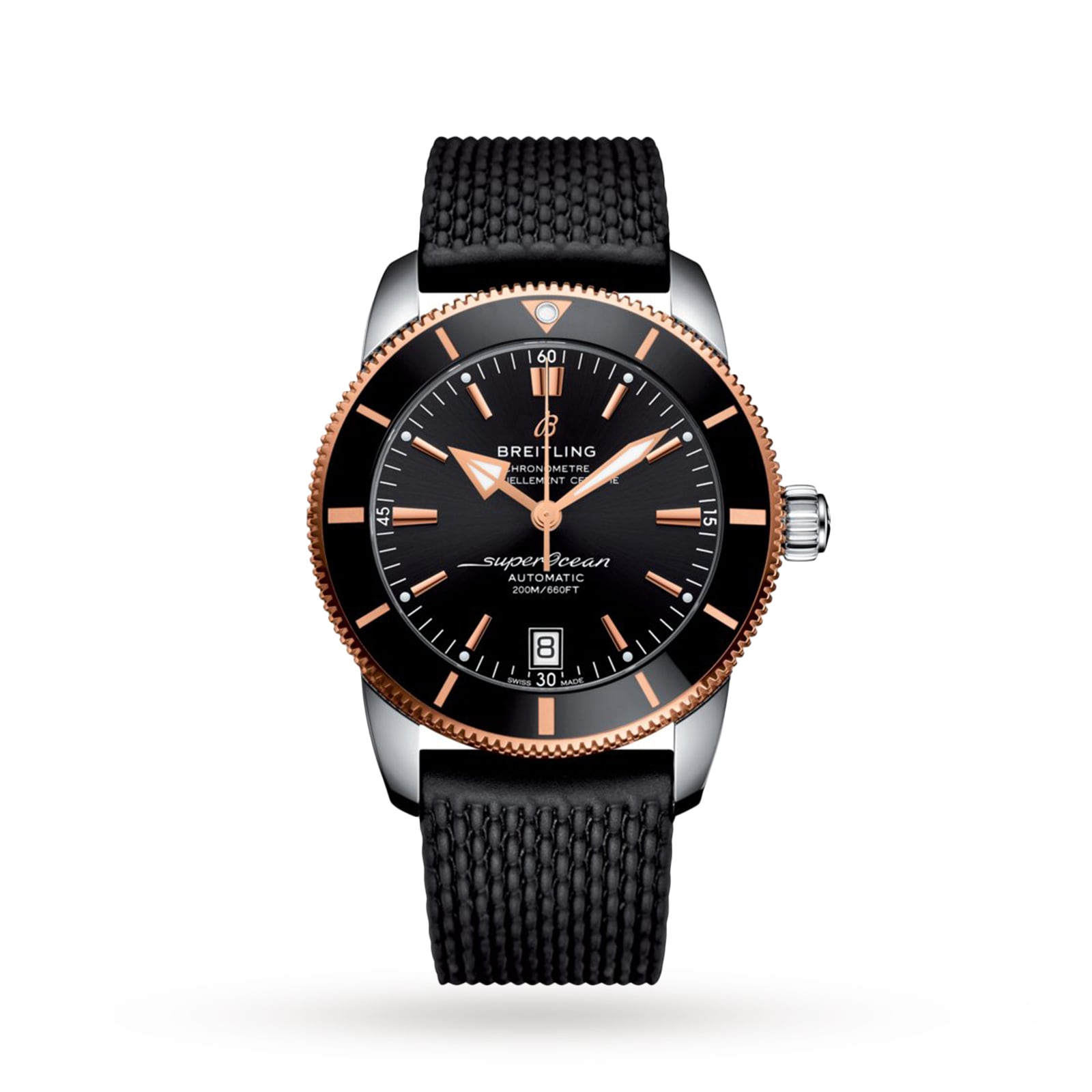 Breitling Superocean Heritage B20 Automatic 42 Rubber Strap Watch Breitling Superocean Heritage B20 Automatic 42 Rubber Strap Watch