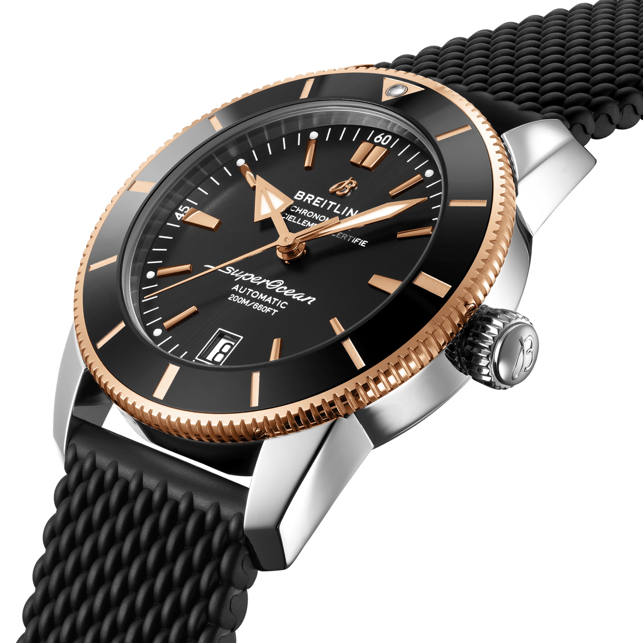 Breitling Superocean Heritage B20 Automatic 42 Rubber Strap Watch Breitling Superocean Heritage B20 Automatic 42 Rubber Strap Watch