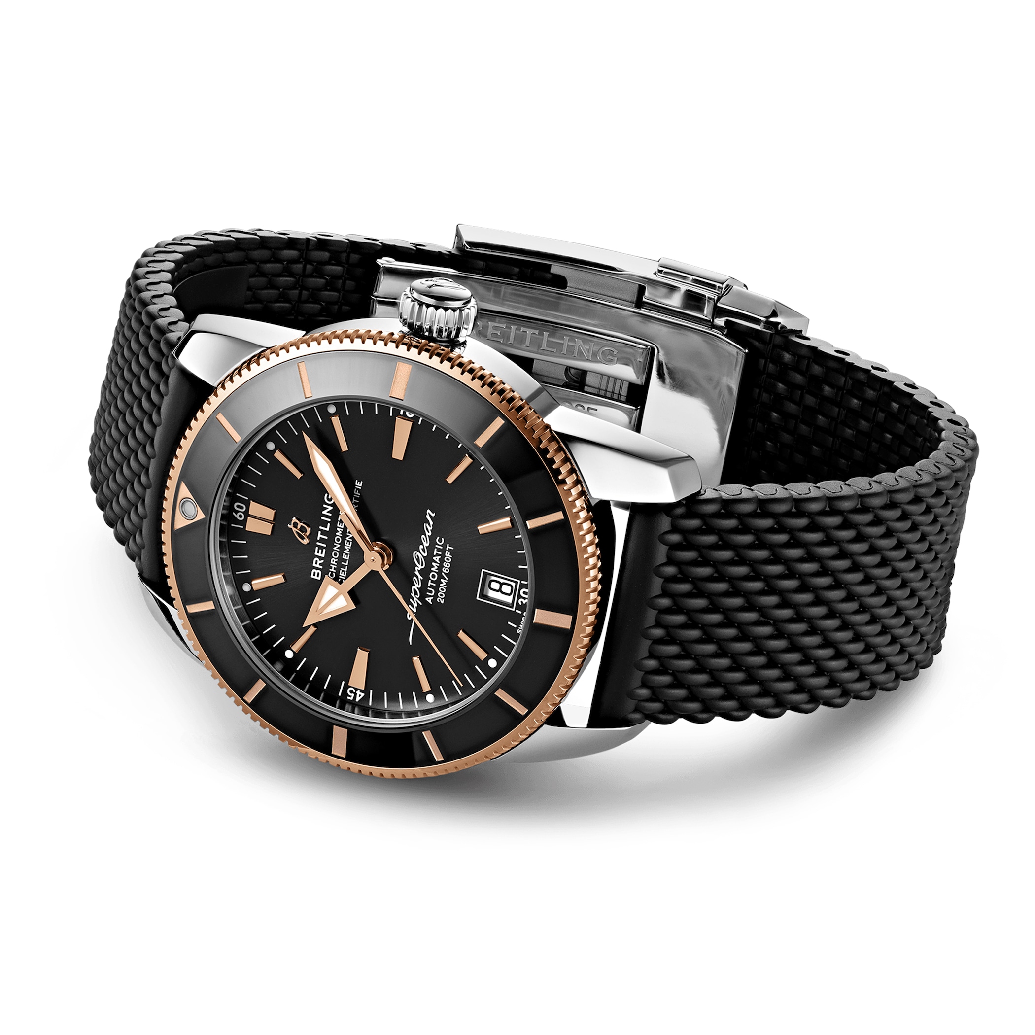 Breitling Superocean Heritage B20 Automatic 42 Rubber Strap Watch Breitling Superocean Heritage B20 Automatic 42 Rubber Strap Watch