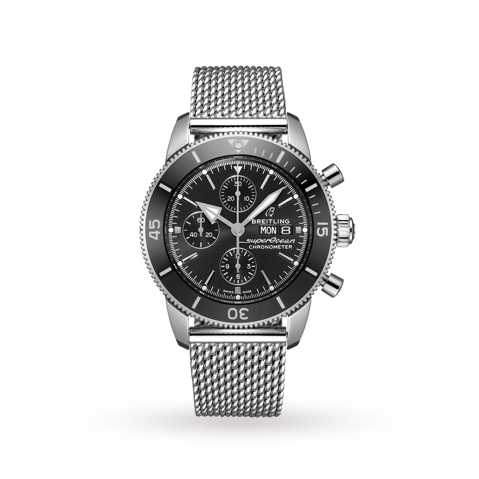 Breitling Superocean Heritage Chronograph 44 Stainless Steel Watch ...