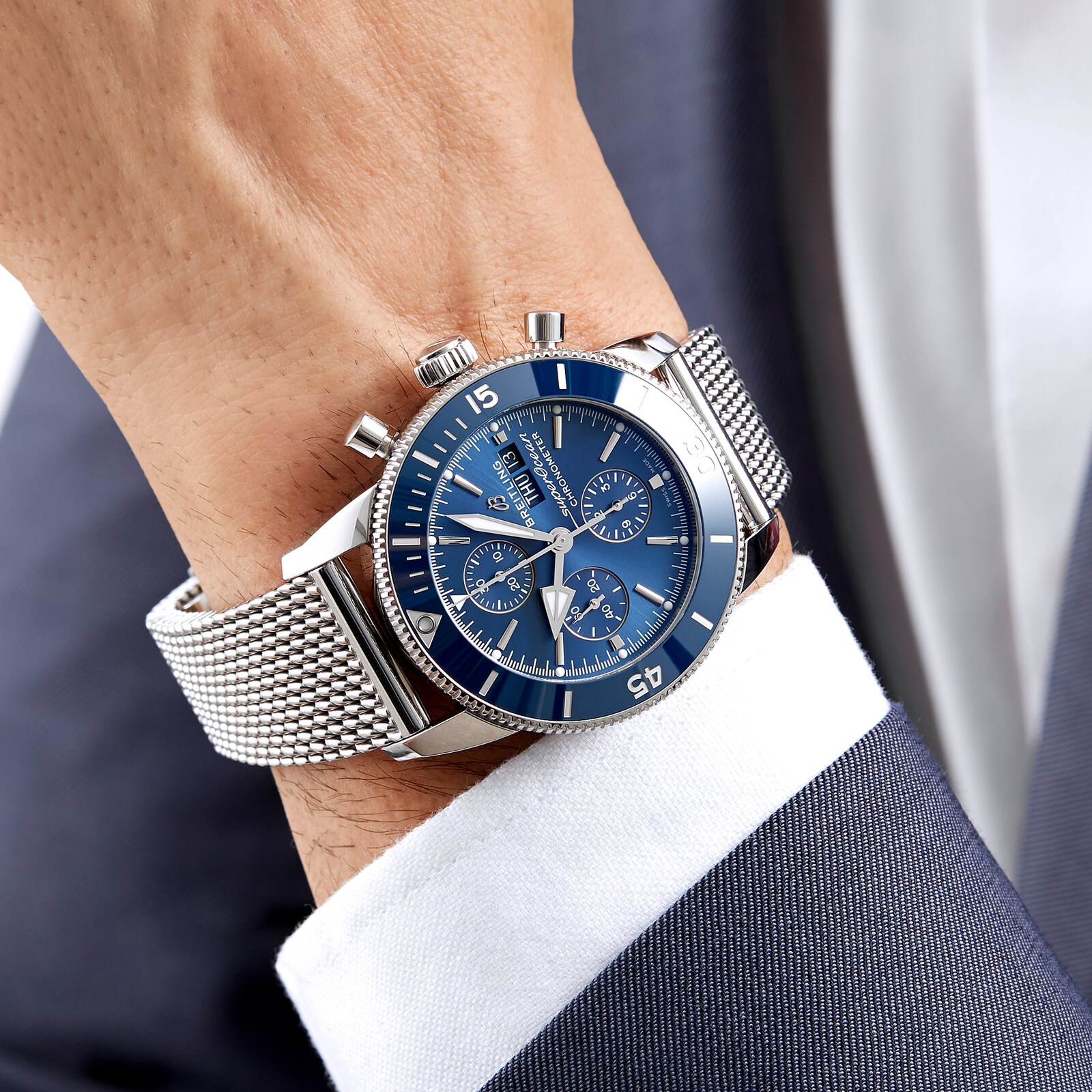 Breitling Superocean Heritage Chronograph 44 Stainless Steel Watch