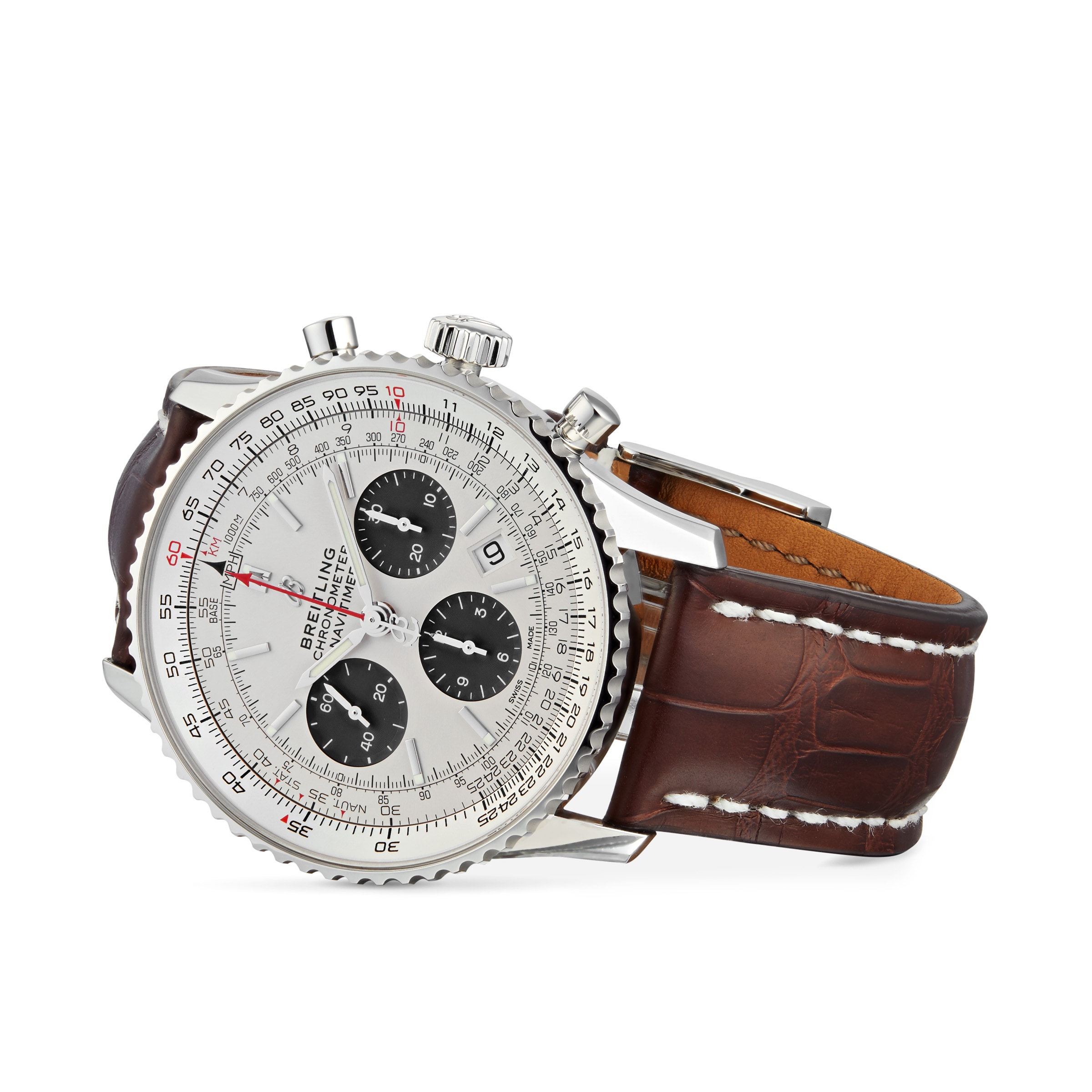 Breitling Navitimer 1 B01 Chronograph Mens Watch AB0121211G1P1 ...