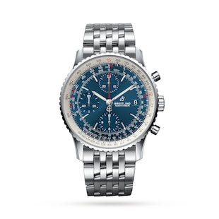 Breitling Navitimer Automatic Chronograph 41 Stainless Steel Blue Watch