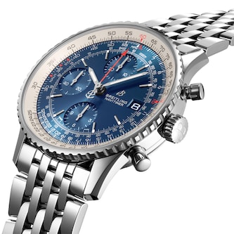 Breitling Navitimer Automatic Chronograph 41 Stainless Steel Blue Watch Breitling Navitimer Automatic Chronograph 41 Stainless Steel Blue Watch
