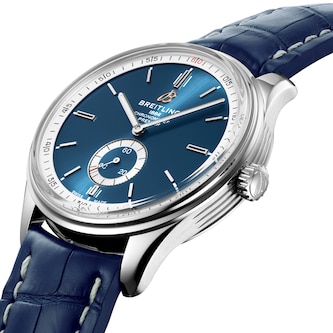 Breitling Premier Automatic 40 Leather Strap Watch