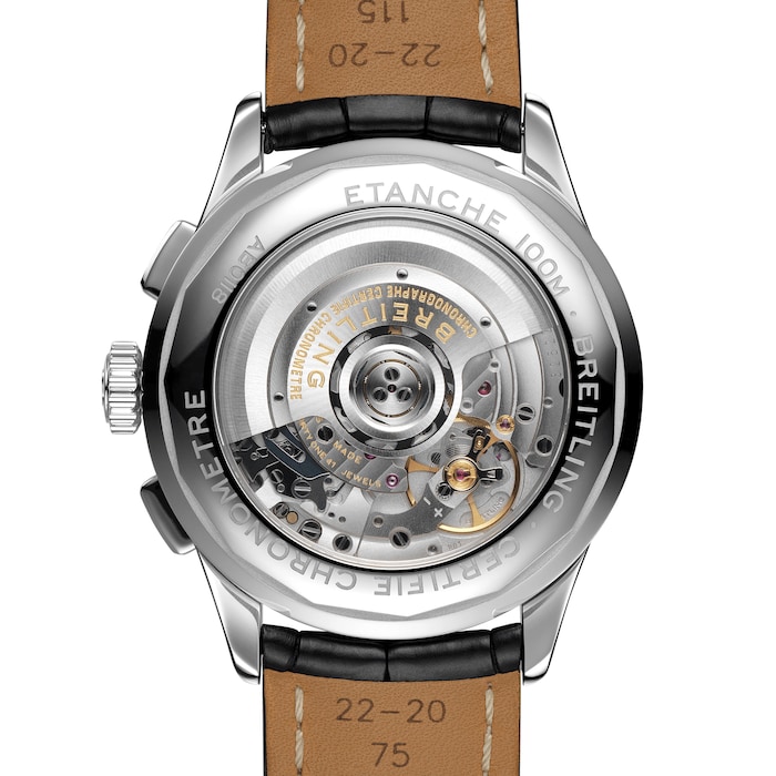 Breitling Premier B01 Chronograph 42 Leather Strap Watch