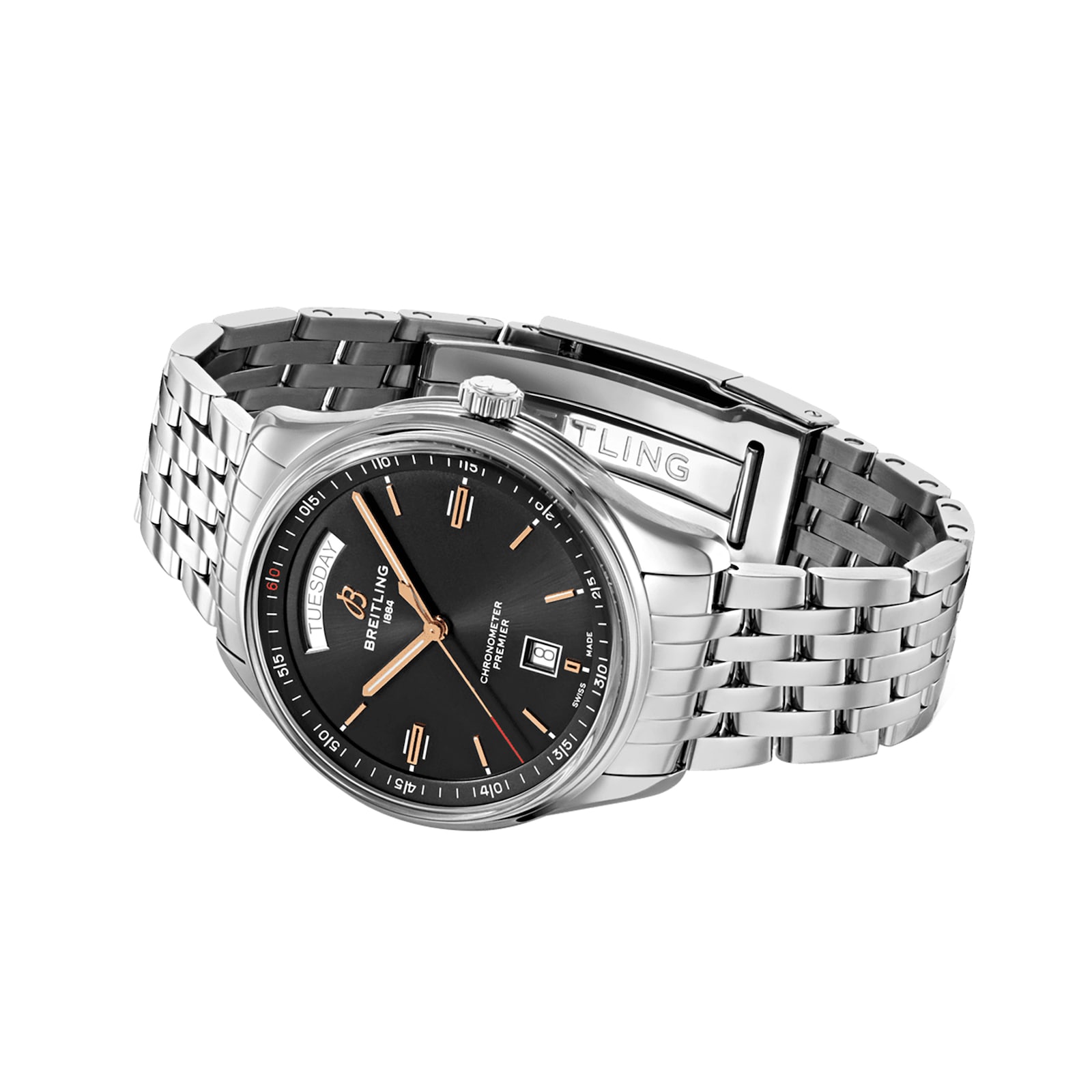 Breitling Premier Automatic Day & Date 40 Stainless Steel Watch