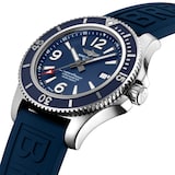 Breitling Superocean Automatic 44 Rubber Strap Watch
