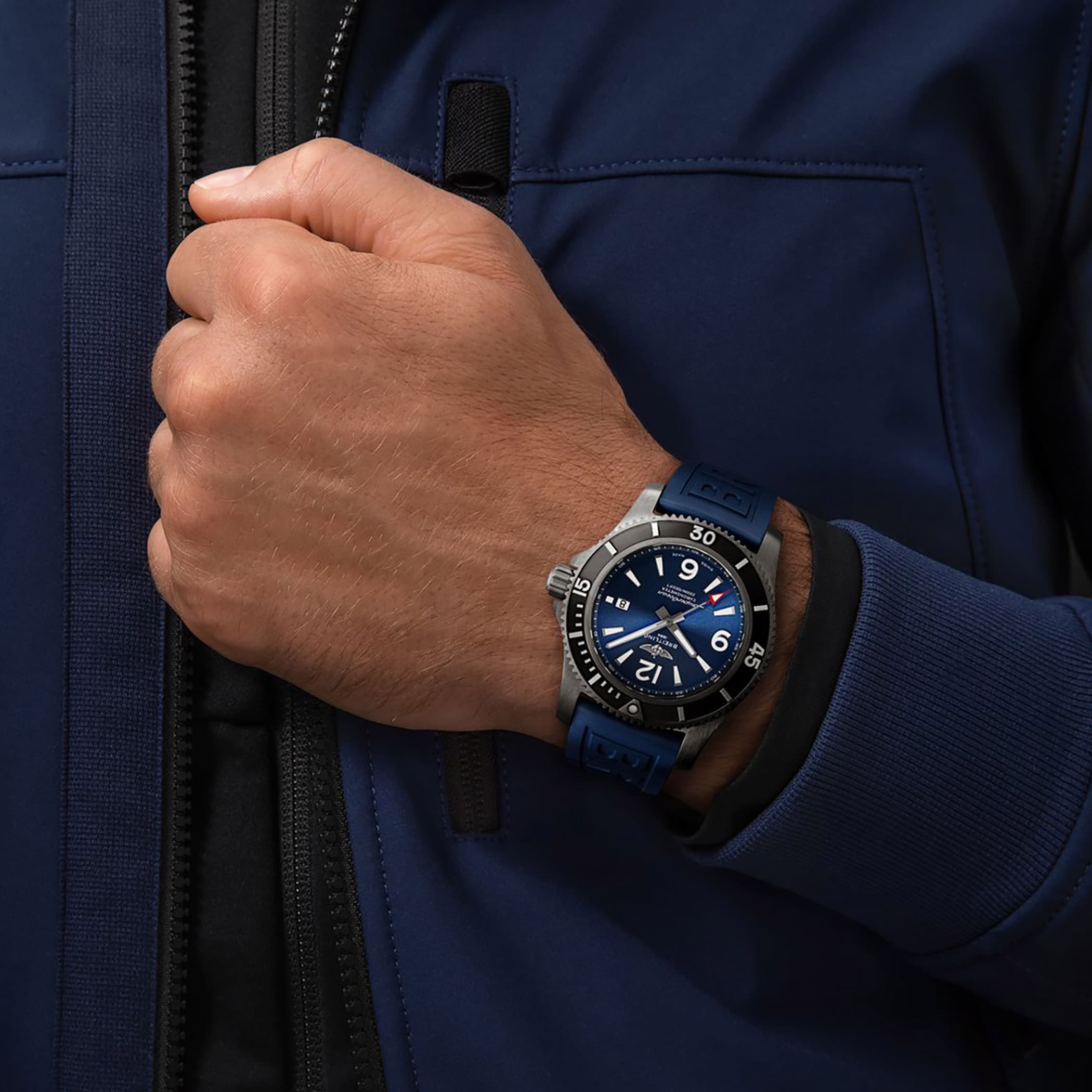 Breitling Superocean Automatic 46 Stainless Steel DLC Watch Breitling Superocean Automatic 46 Stainless Steel DLC Watch