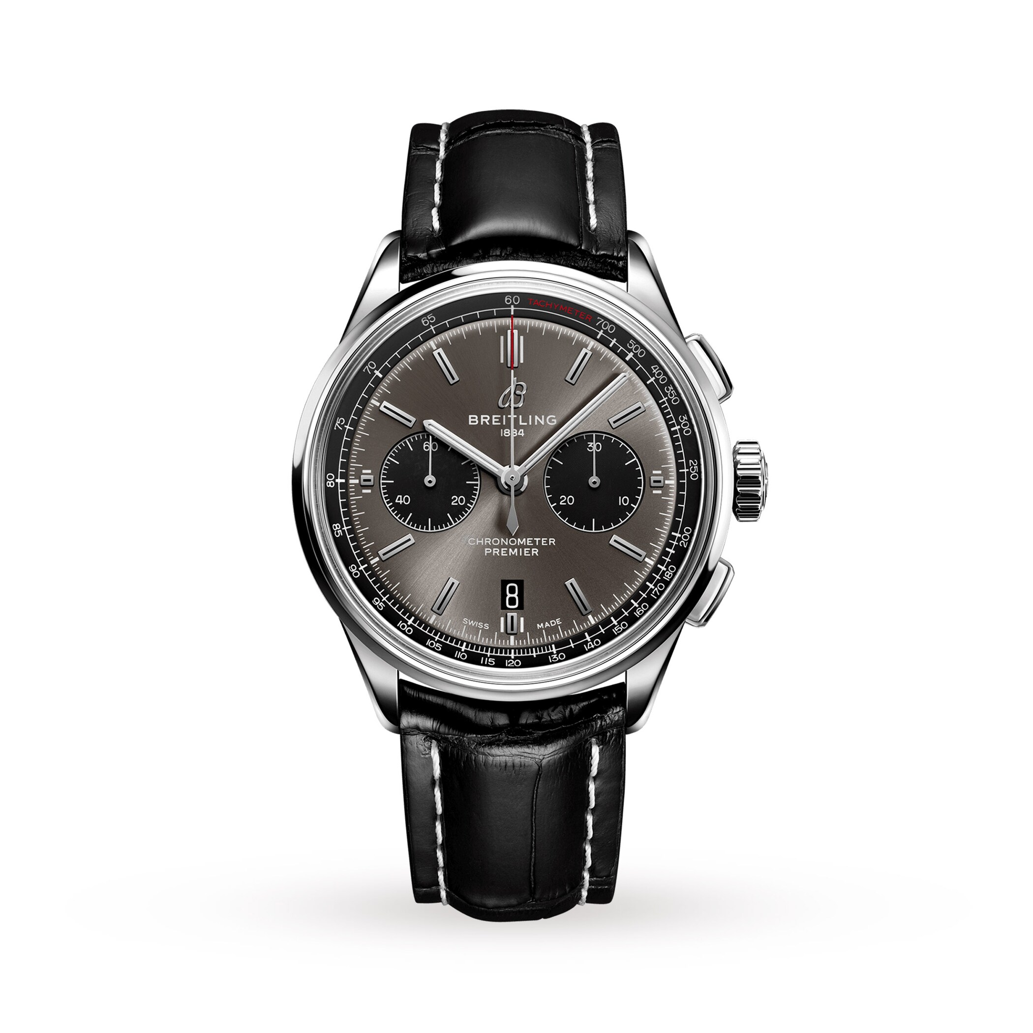 Breitling Premier B01 Chronograph 42 Leather Strap Watch Breitling Premier B01 Chronograph 42 Leather Strap Watch