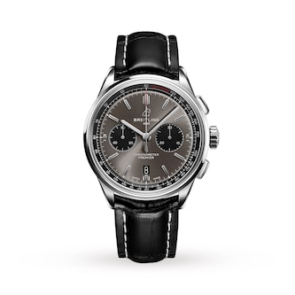 Breitling Premier B01 Chronograph 42 Leather Strap Watch