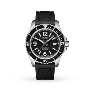 Breitling Superocean Automatic 44 Rubber Strap Watch