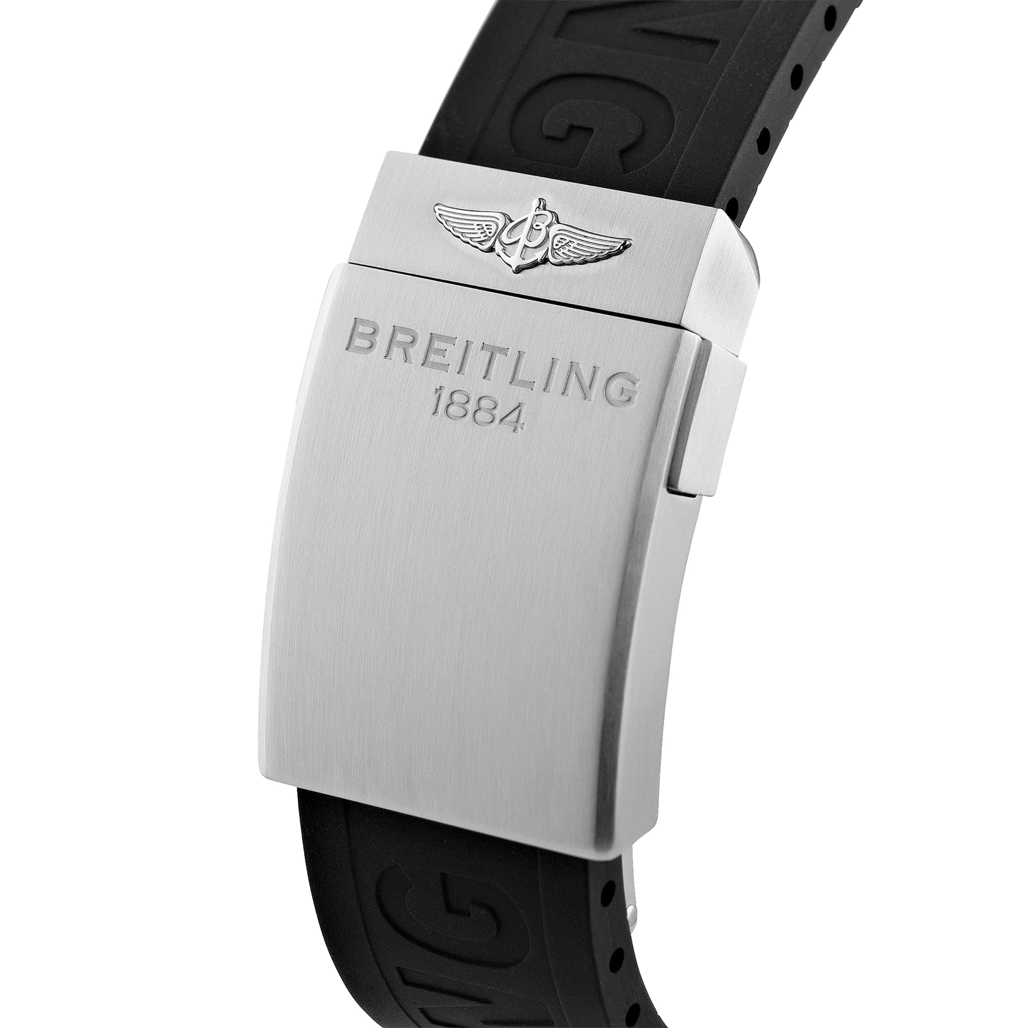 Breitling Superocean Automatic 44 Rubber Strap Watch
