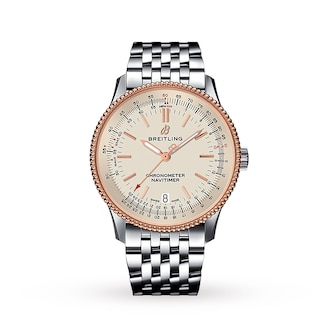 Breitling Navitimer Automatic 38 Stainless Steel & 18k Red Gold Watch Breitling Navitimer Automatic 38 Stainless Steel & 18k Red Gold Watch