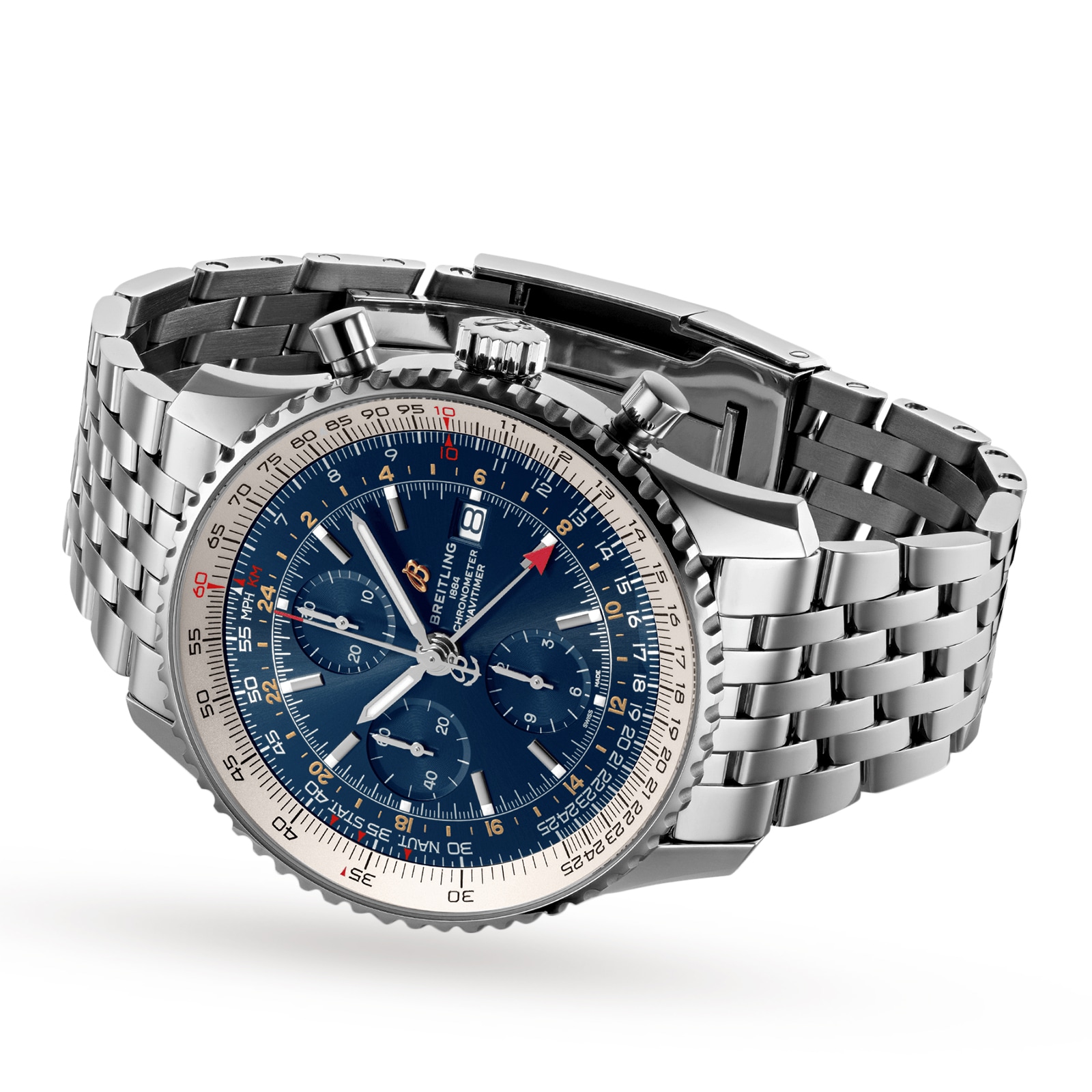 Breitling Navitimer Chronograph GMT 46 Watch A24322121C2A1 Betteridge