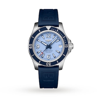 Breitling Superocean Automatic 36 Rubber Strap Watch