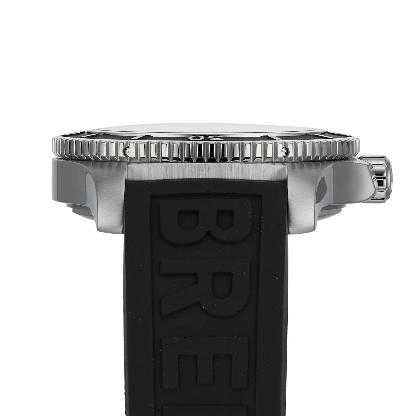 Breitling Superocean Automatic 44 Stainless Steel Rubber Strap Watch