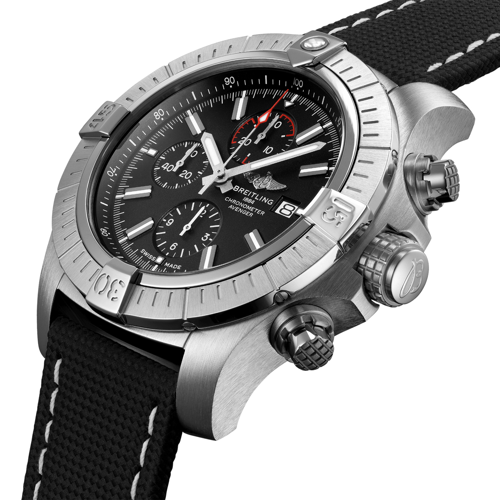 Breitling super avenger discount strap