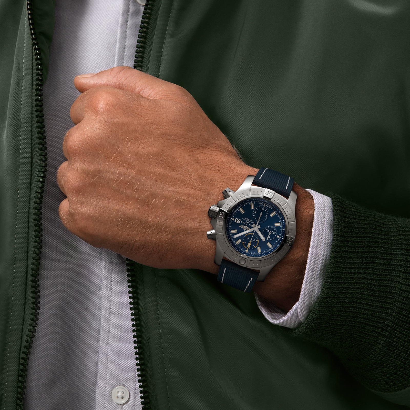 Breitling Avenger Chronograph 45 Stainless Steel Watch Breitling Avenger Chronograph 45 Stainless Steel Watch