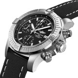 Breitling Avenger Chronograph 43 Stainless Steel Leather Strap Watch