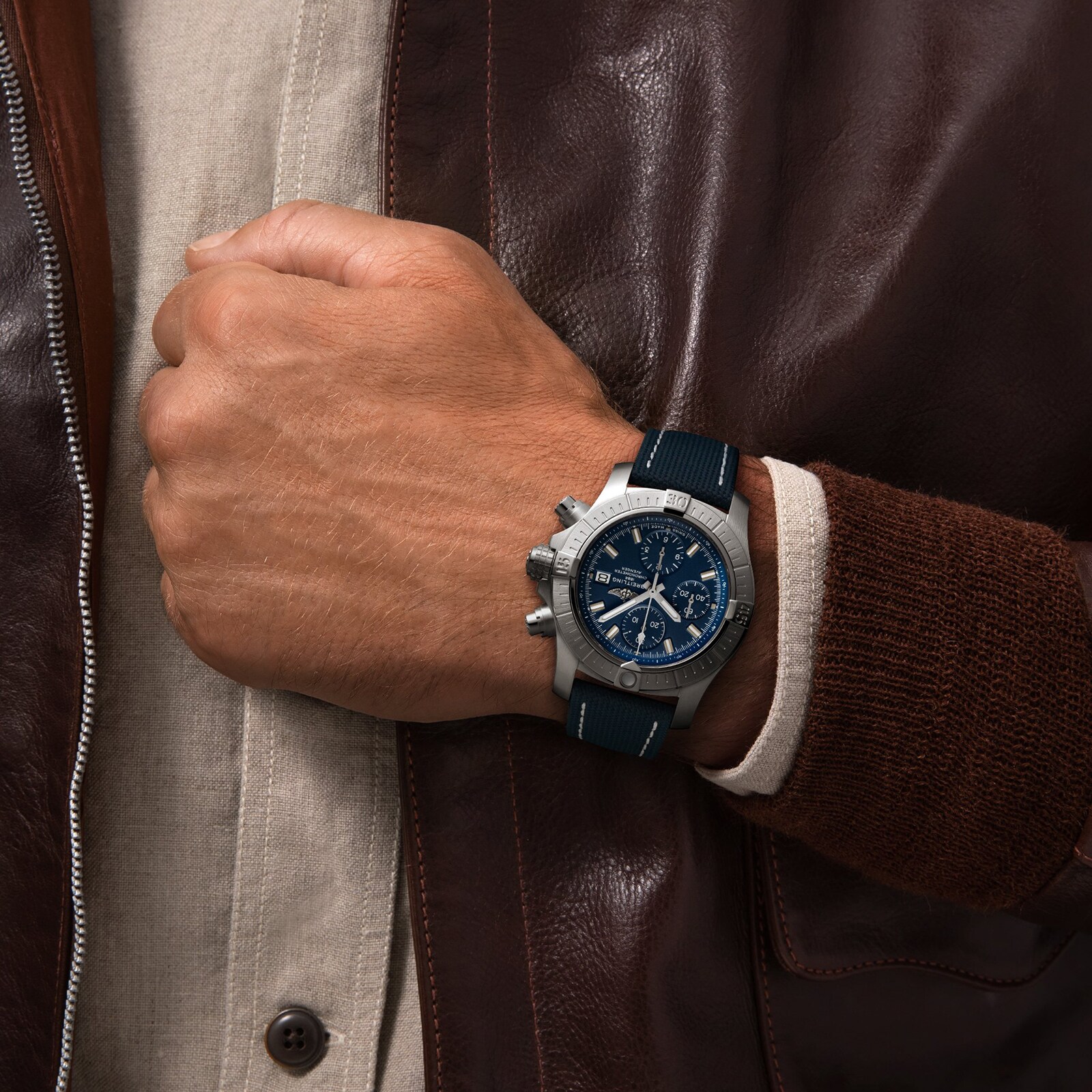 Breitling Avenger Chronograph 43 Stainless Steel Watch