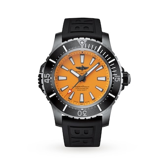 Breitling Superocean Automatic 48 Rubber Strap Watch