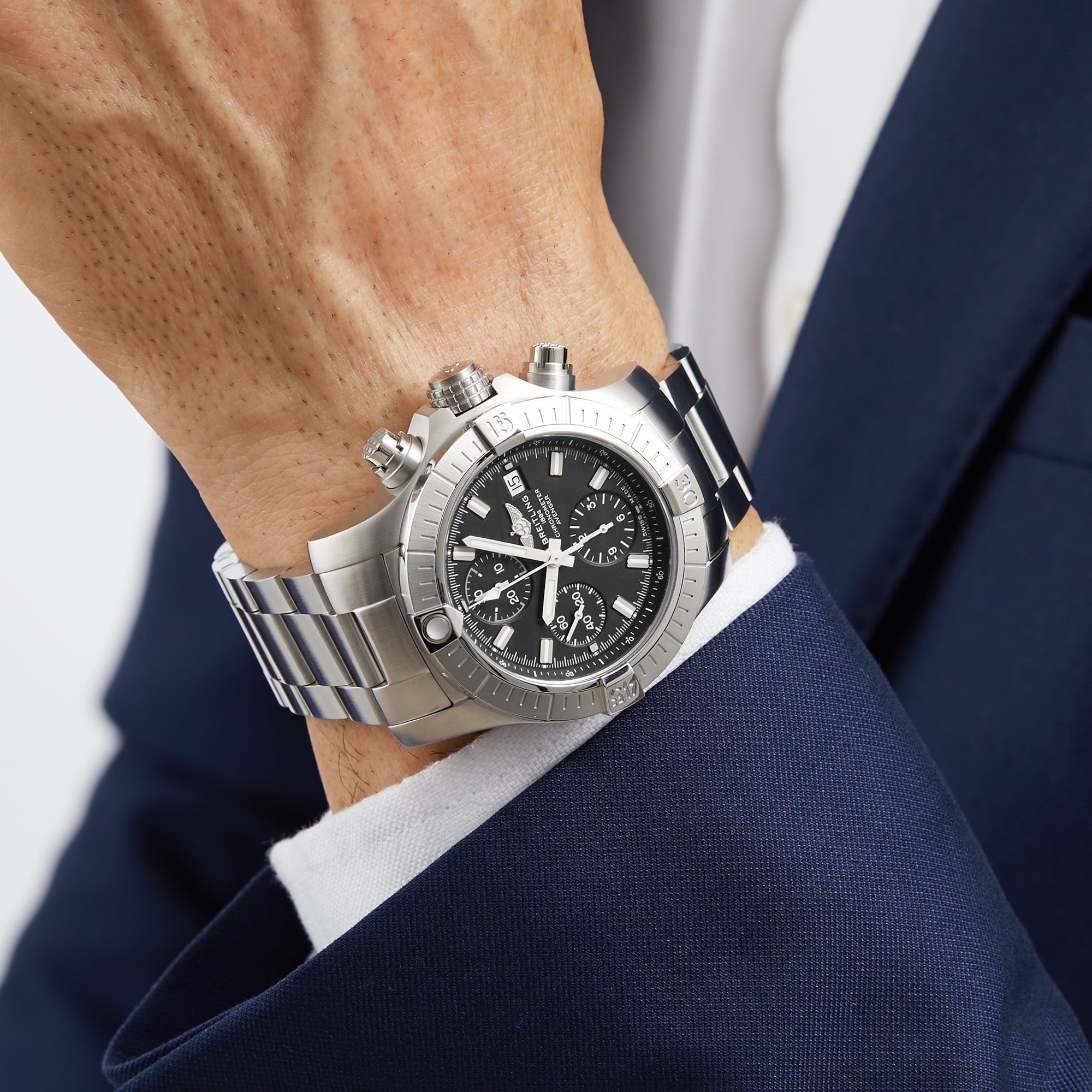 Breitling Avenger Chronograph 43 Stainless Steel Watch
