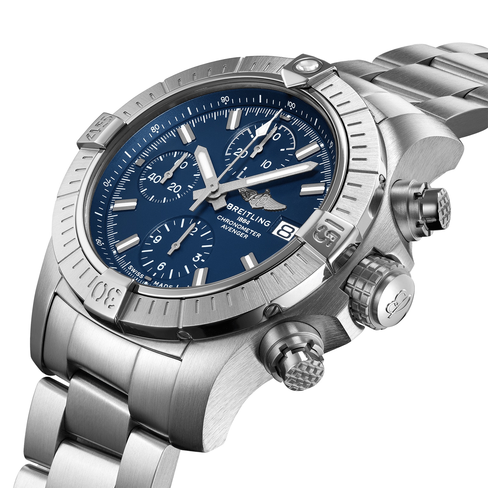 Breitling Avenger Chronograph 43 Stainless Steel Watch